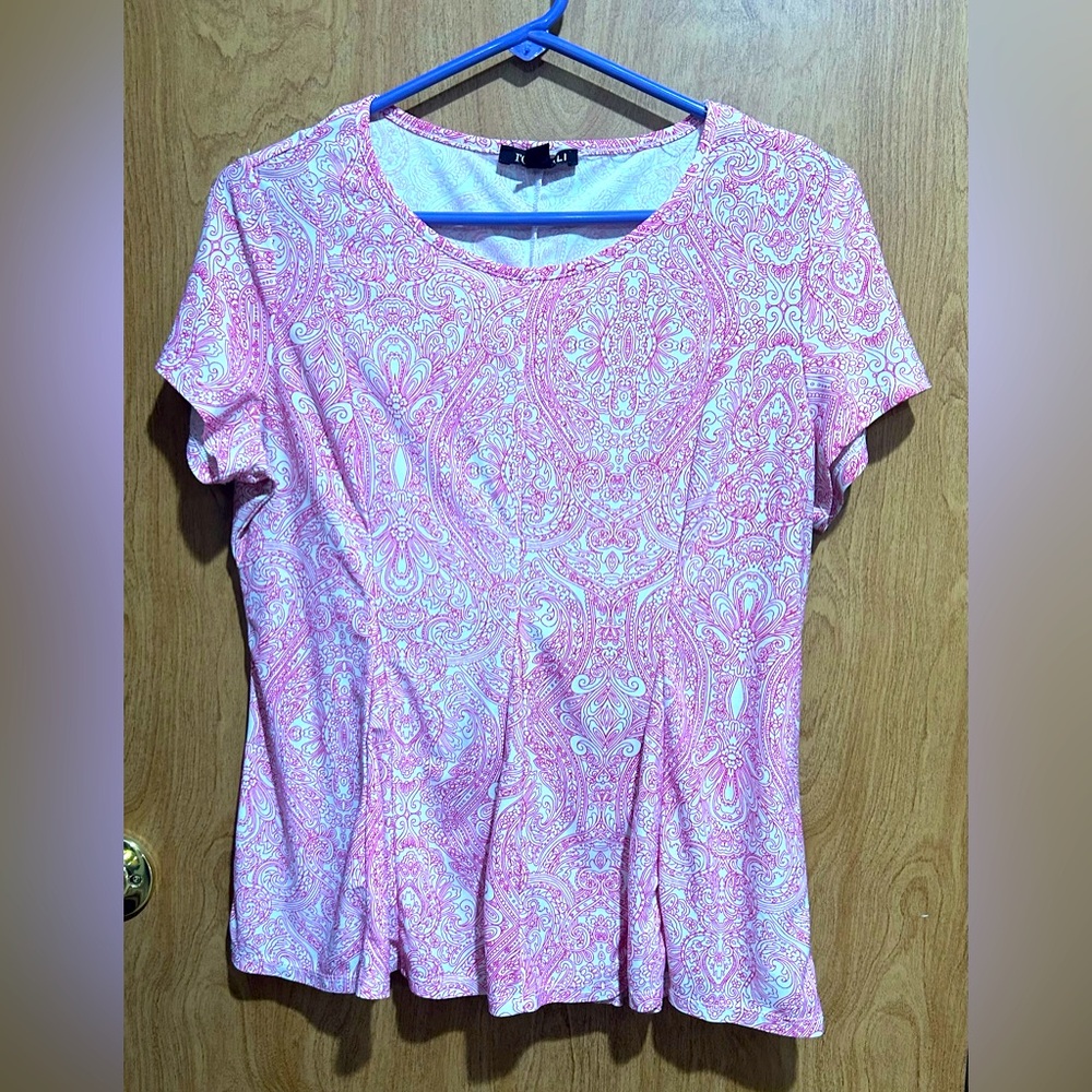 Roz & Ali Dressy Blouse Size M